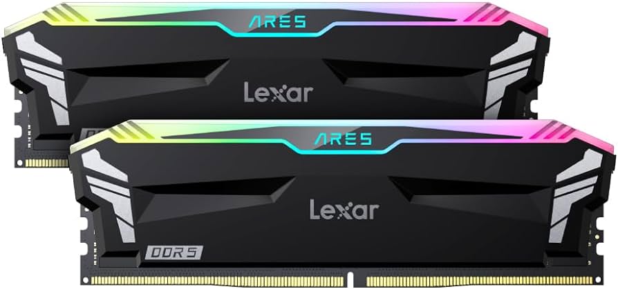 RAM DDR5 LEXAR ARES 16GB 6400 MHZ ARGB BLACK